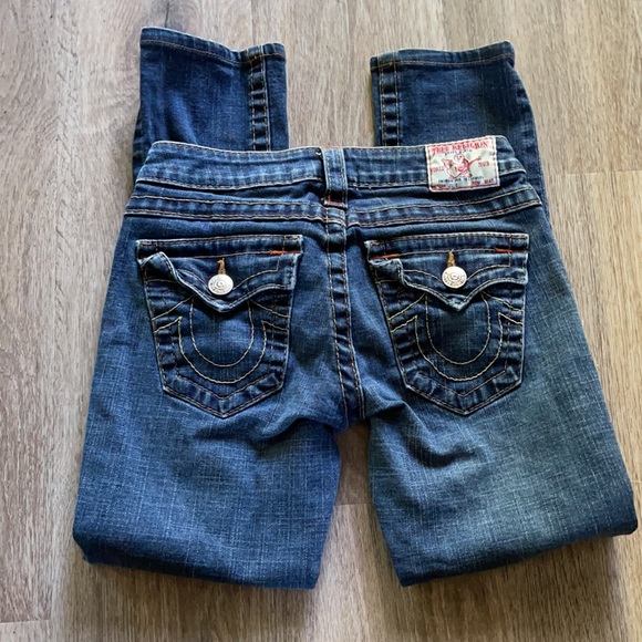 EUC True Religion Julie Skinny Jeans Size 25 - Picture 10 of 10